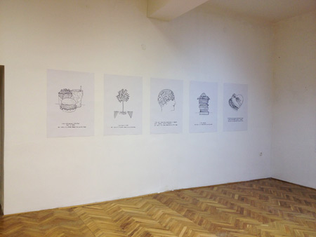 Vesna Bukovec, I promise to change the world but only if 10 other people will do the same, exhibition view