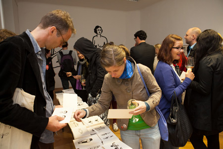 Exhibition opening, photo by Matej Pušnik